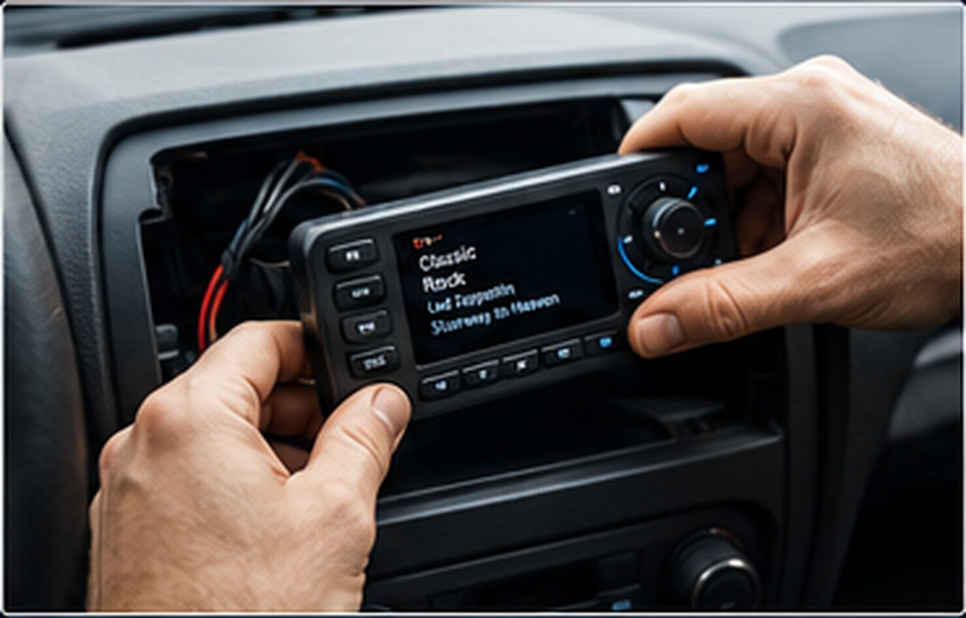 Satellite radio installation