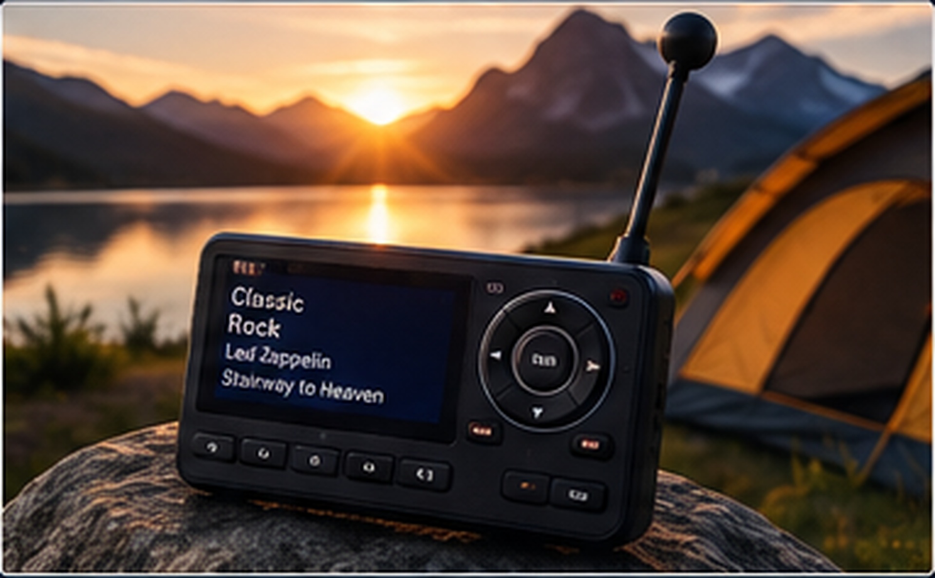 Portable satellite radio